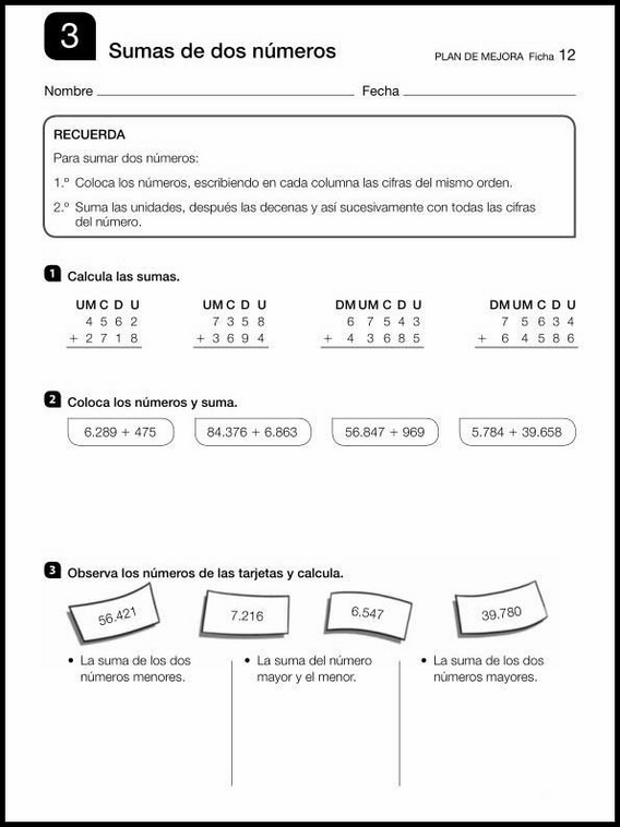 Revisões de matemática para crianças de 8 anos 12