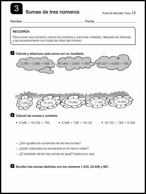 Revisões de matemática para crianças de 8 anos 13