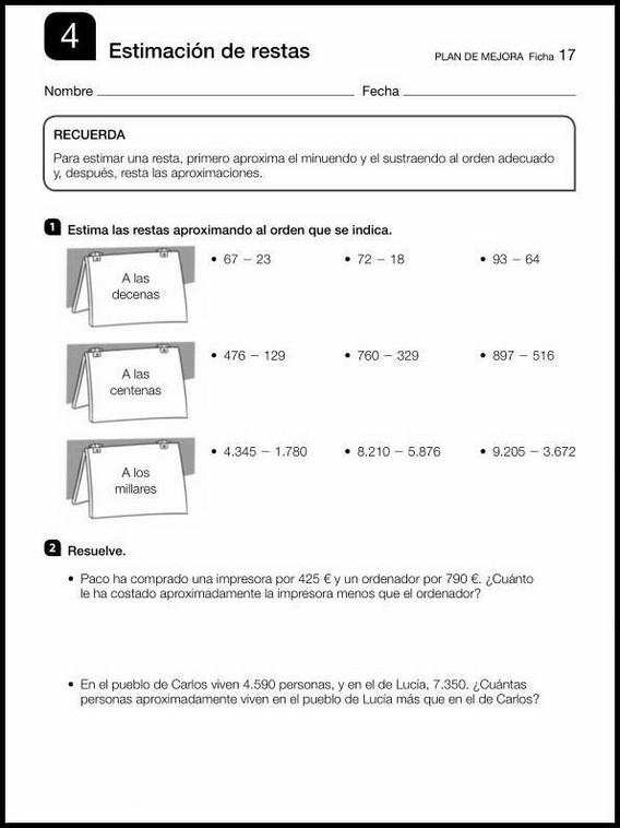 Mathe-Wiederholungsblätter für 8-Jährige 17