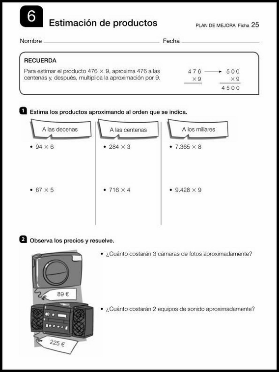 Maths Review Worksheets for 8-Year-Olds 25