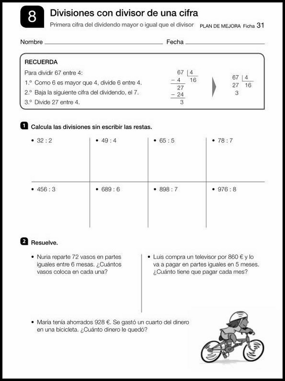 Matematikgentagelse til 8-årige 31