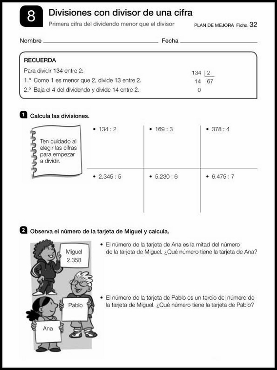 Mathe-Wiederholungsblätter für 8-Jährige 32