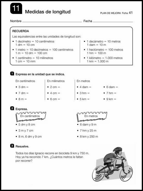 8 años 3º Educacion Primaria Repaso 41