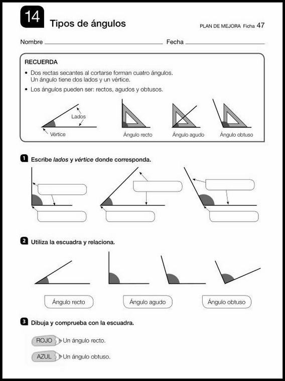 Revisões de matemática para crianças de 8 anos 47