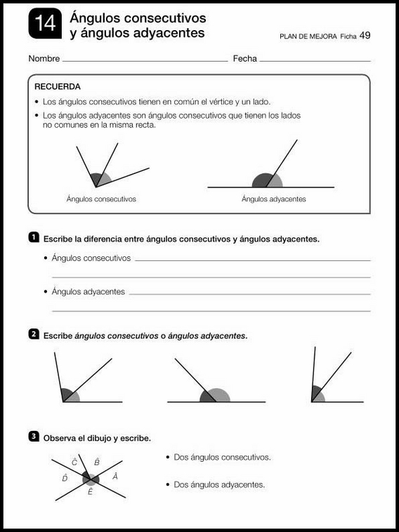 Revisões de matemática para crianças de 8 anos 49