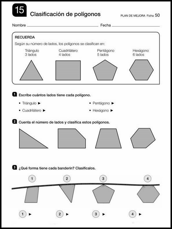 Revisões de matemática para crianças de 8 anos 50