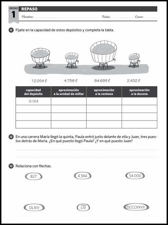 Maths Review Worksheets for 8-Year-Olds 55