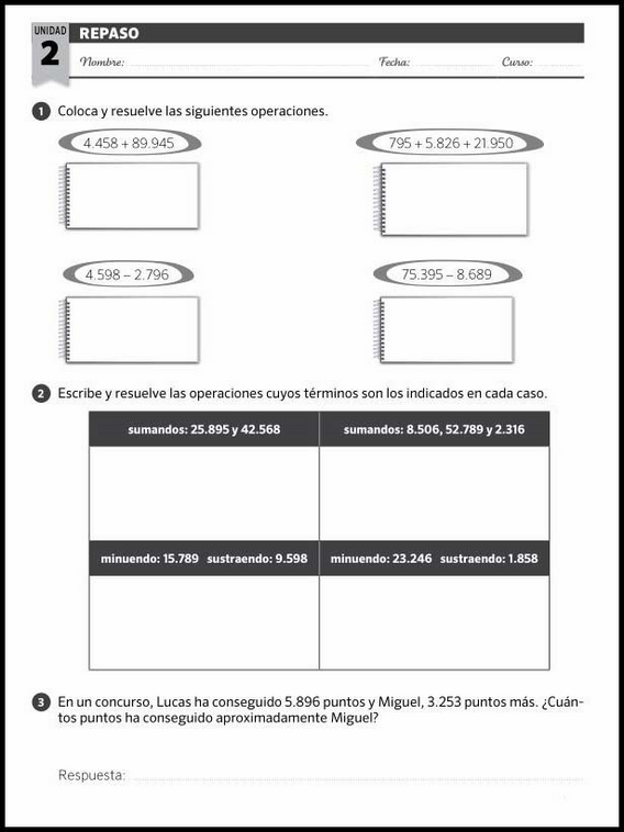 Maths Review Worksheets for 8-Year-Olds 56