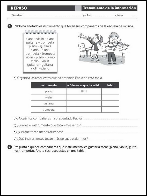 Revisões de matemática para crianças de 8 anos 59