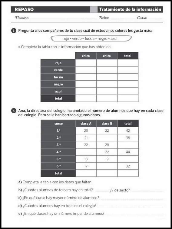 Revisões de matemática para crianças de 8 anos 61