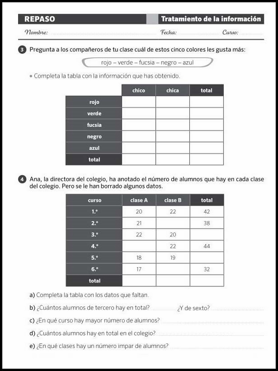 Revisões de matemática para crianças de 8 anos 71