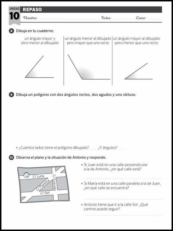 Revisões de matemática para crianças de 8 anos 86