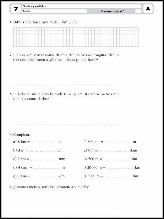 Mathe-Arbeitsblätter für 9-Jährige 13