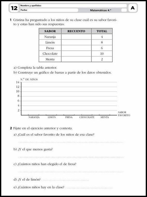 Esercizi di matematica per bambini di 9 anni 23