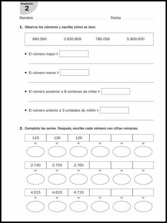 Esercizi di matematica per bambini di 9 anni 26