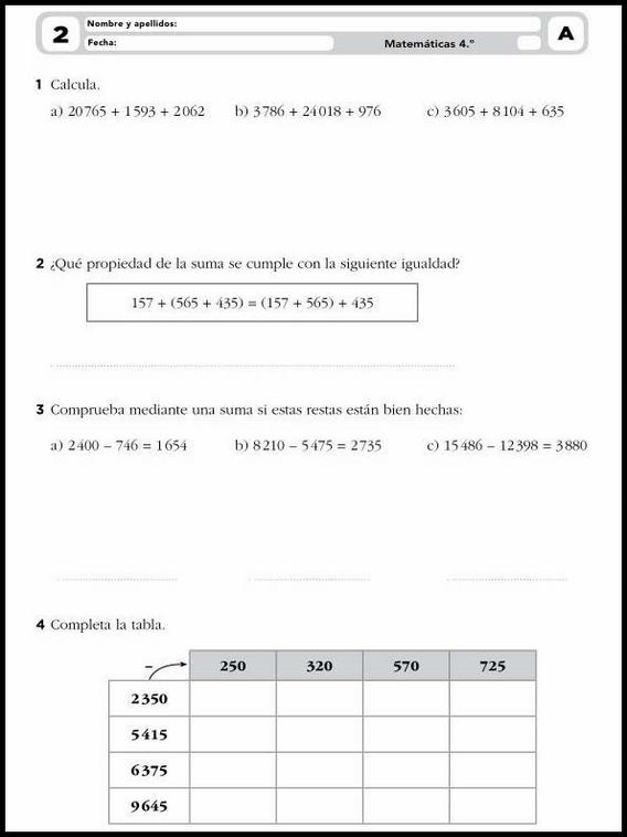 Mathe-Arbeitsblätter für 9-Jährige 3