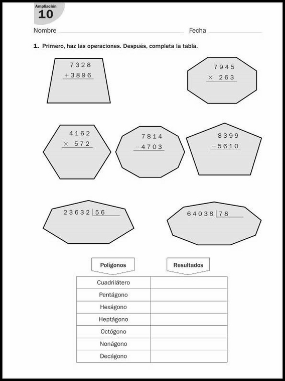 Exercices de mathématiques pour enfants de 9 ans 34