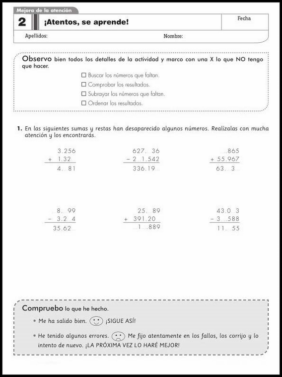 Mathe-Arbeitsblätter für 9-Jährige 43