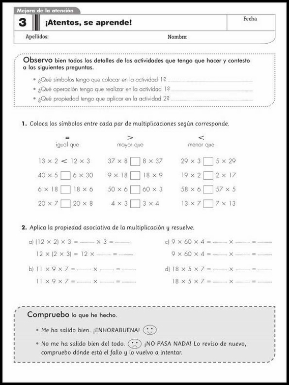 Exercices de mathématiques pour enfants de 9 ans 45