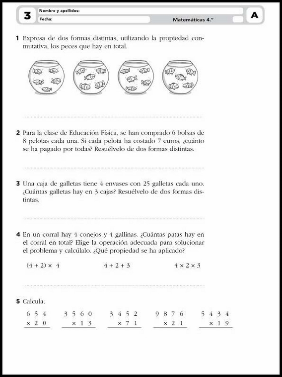 Atividades de matemática para crianças de 9 anos 5