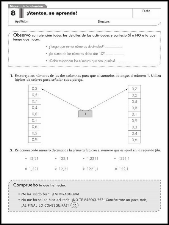 Matematikkoppgaver for 9-åringer 54