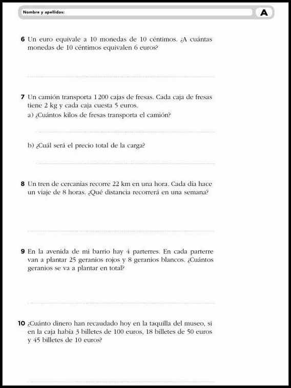 Atividades de matemática para crianças de 9 anos 6