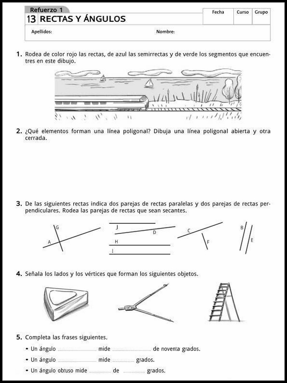 9 años 4º Educacion Primaria Refuerzo 100