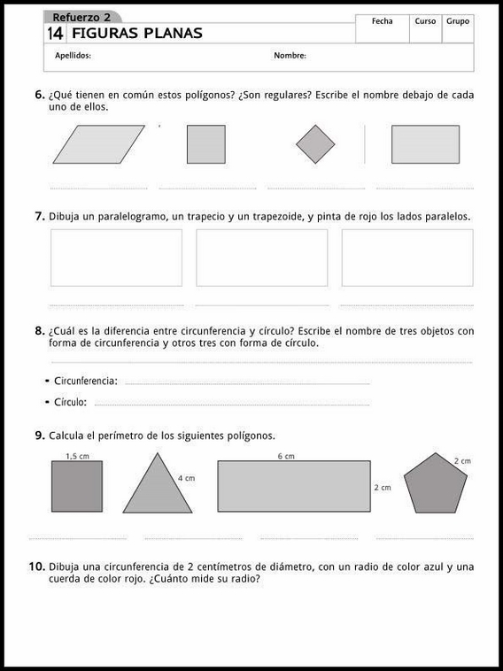 9 años 4º Educacion Primaria Refuerzo 103