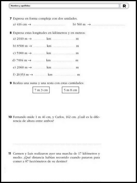 Exercícios de matemática para crianças de 9 anos 14