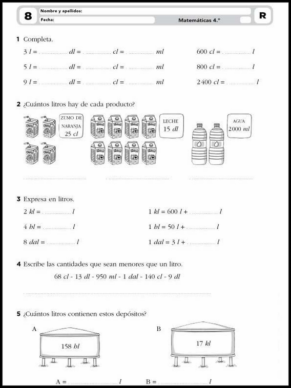 Entraînements de mathématiques pour enfants de 9 ans 15