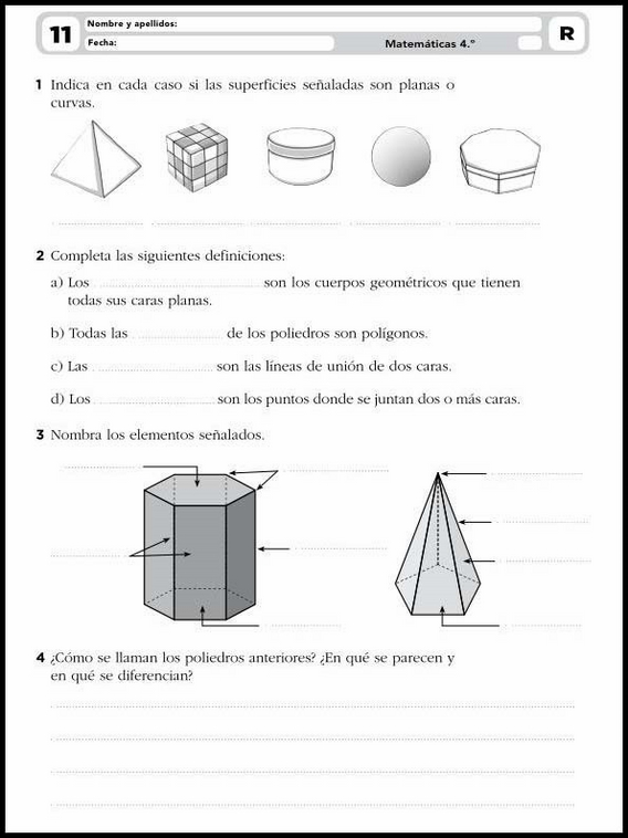 9 años 4º Educacion Primaria Refuerzo 21