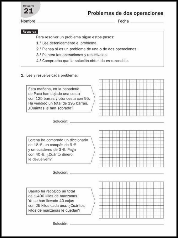 Entraînements de mathématiques pour enfants de 9 ans 45