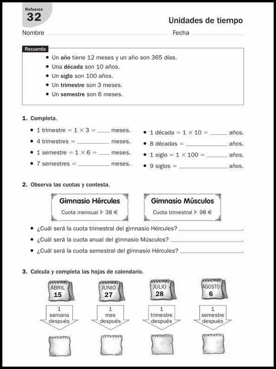 Exercícios de matemática para crianças de 9 anos 56