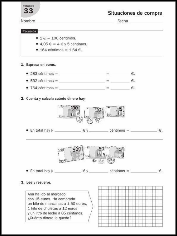 Entraînements de mathématiques pour enfants de 9 ans 57