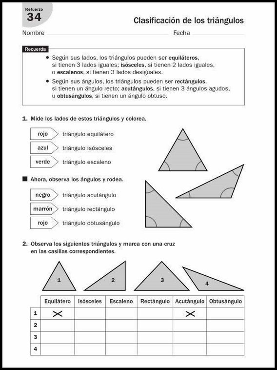 Entraînements de mathématiques pour enfants de 9 ans 58