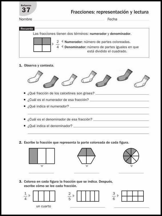 9 años 4º Educacion Primaria Refuerzo 61