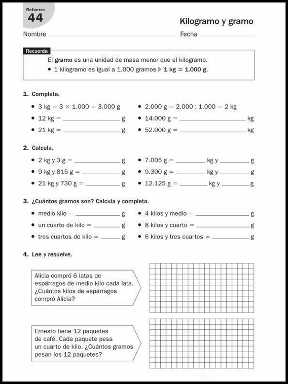 Exercícios de matemática para crianças de 9 anos 68