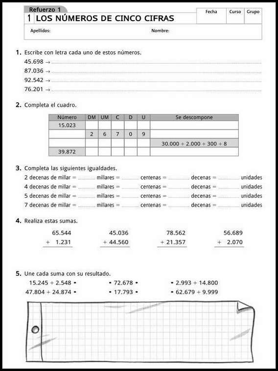 Entraînements de mathématiques pour enfants de 9 ans 76