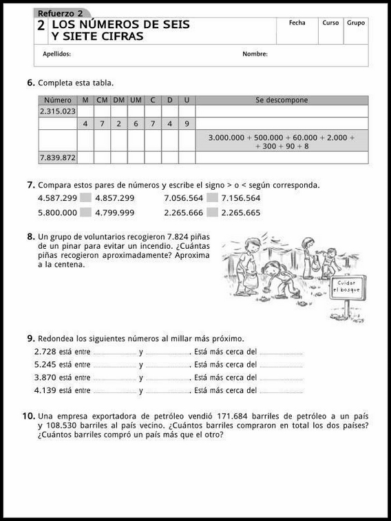 Exercícios de matemática para crianças de 9 anos 79