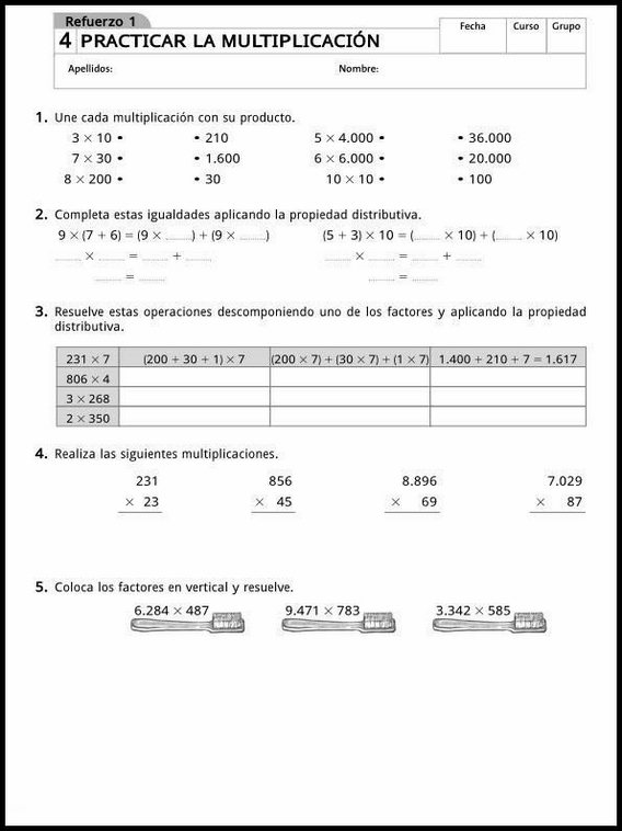 Esercizi di rinforzo per bambini di 9 anni 82