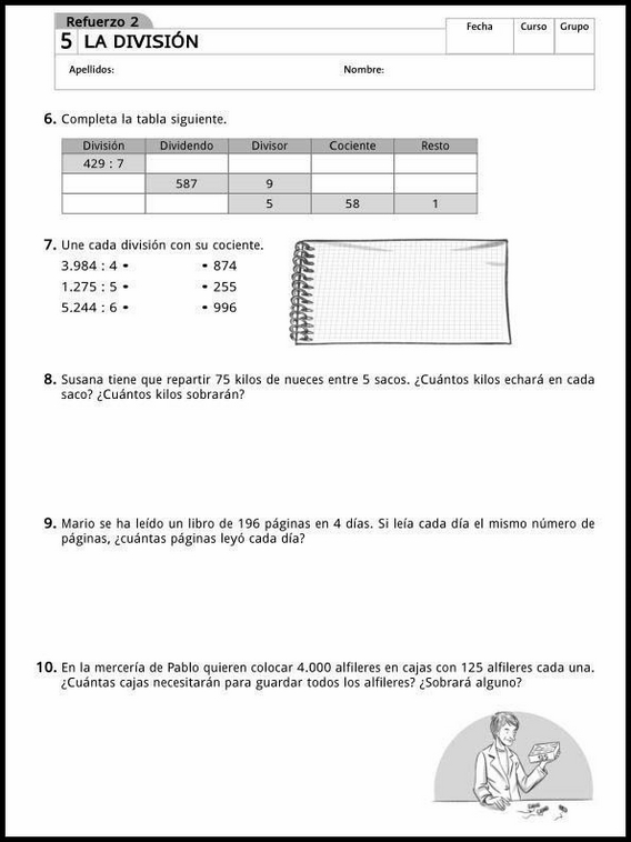 Exercícios de matemática para crianças de 9 anos 85