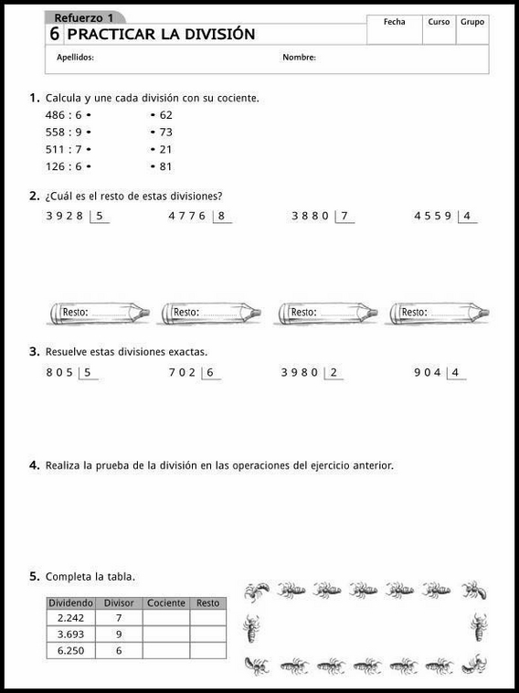 Entraînements de mathématiques pour enfants de 9 ans 86