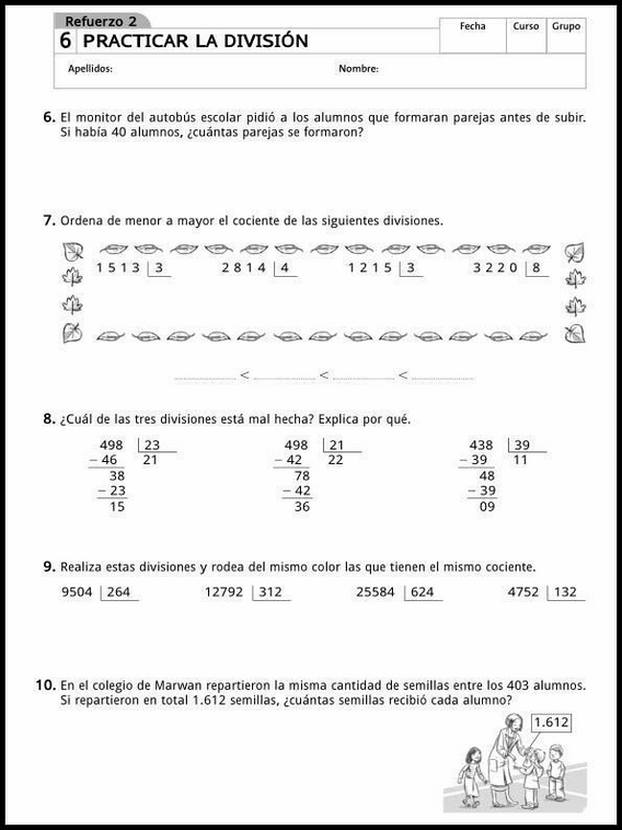 9 años 4º Educacion Primaria Refuerzo 87