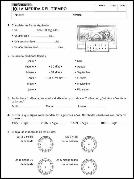 Exercícios de matemática para crianças de 9 anos 94