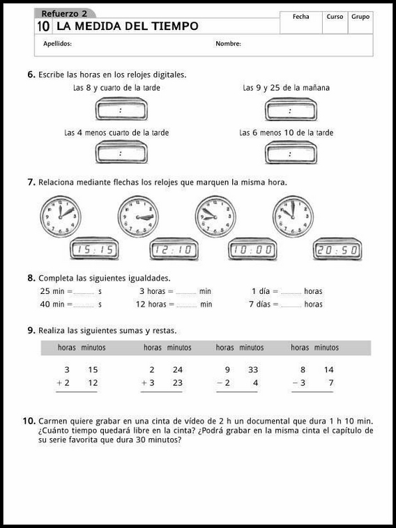Maths Practice Worksheets for 9-Year-Olds 95