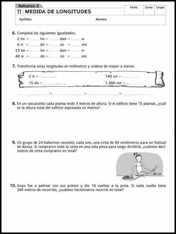 Exercícios de matemática para crianças de 9 anos 97