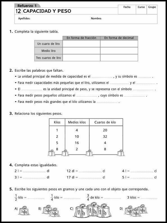 Entraînements de mathématiques pour enfants de 9 ans 98