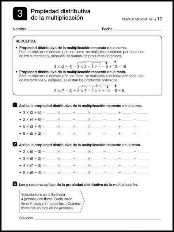 Revisões de matemática para crianças de 9 anos 12