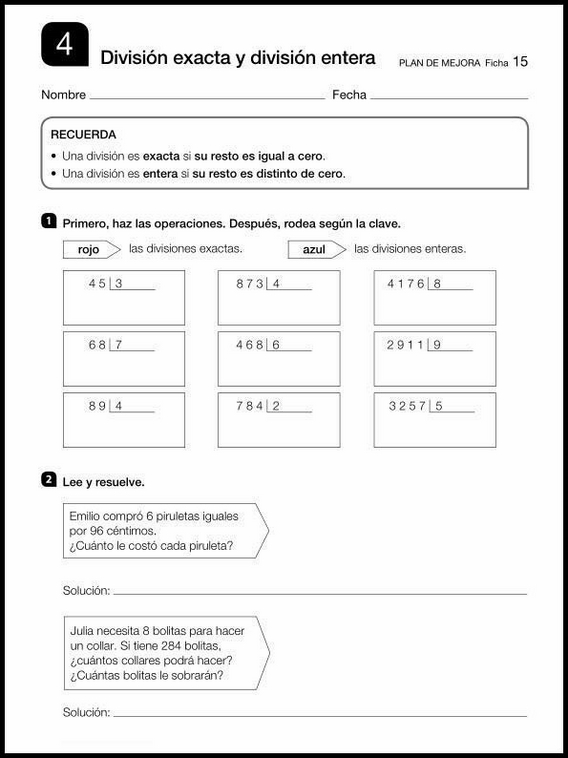 Mathe-Wiederholungsblätter für 9-Jährige 15