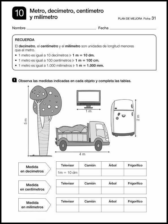 9 años 4º Educacion Primaria Repaso 31